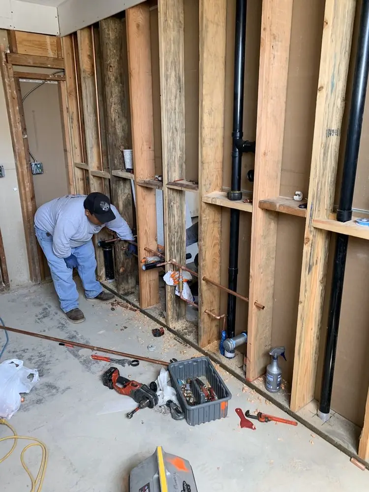 Commercial rough-in plumbing for Water Heater Replacement in Park Layne Manor